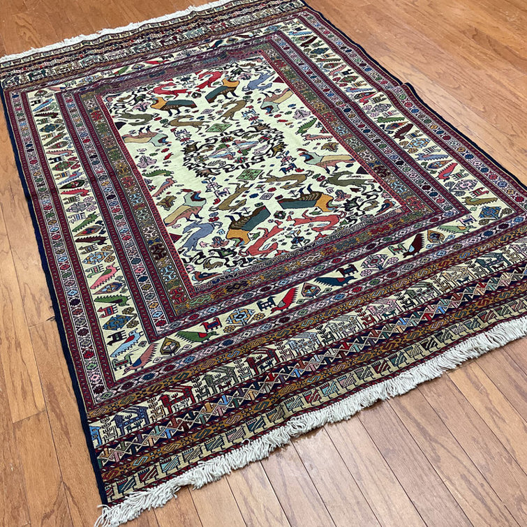 Bungalow Rose Flatweave Wool Oriental Rug Wayfair